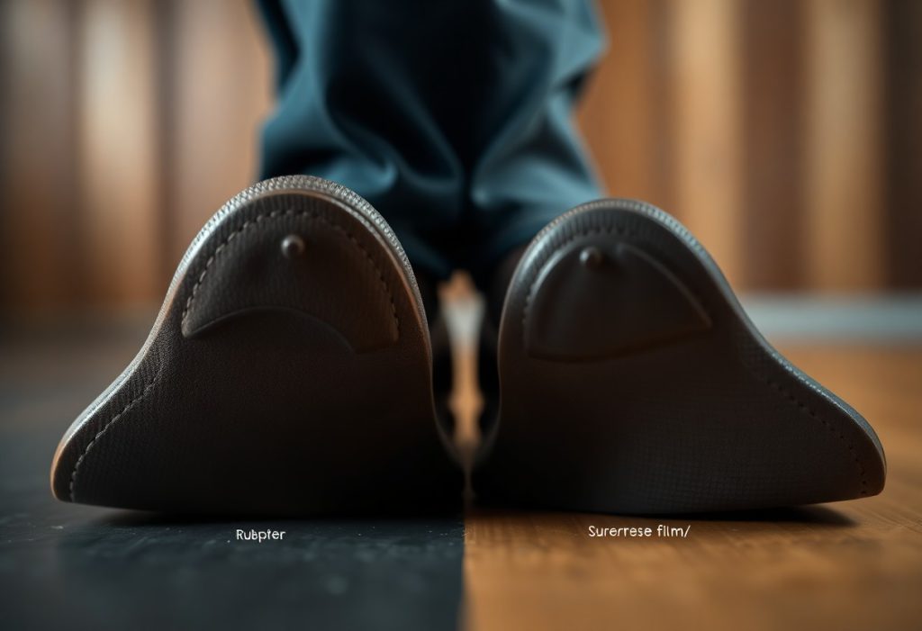 Leather Soles vs Rubber Soles: Benefits and Key Differences