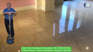 Image showing the benefits of professional marble polishing in Edinburgh - a beautiful polished marble floor