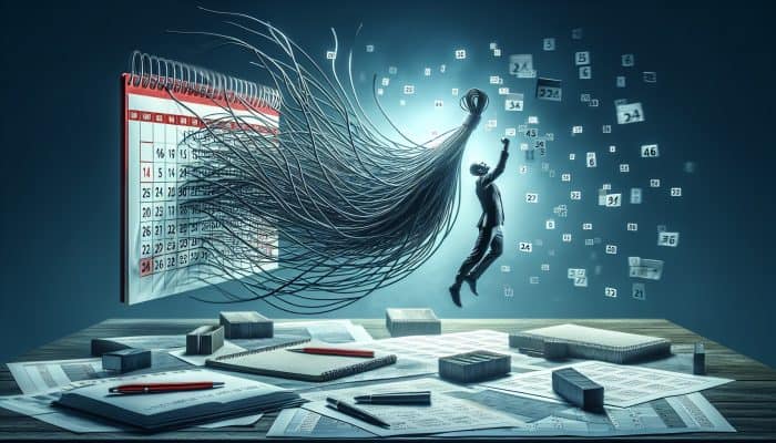 Using Debt Consolidation to Avoid Bankruptcy: UK Strategies | DCL A person feeling relieved, consolidating debts into one loan, with a clear budget plan and calendar.