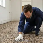 Restoring Colour to Faded Victorian Mosaic Tiles