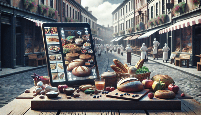 Artisanal breads at Royal Wootton Bassett Bakery and chiropractic health blog on screens.