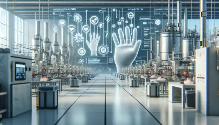 A forward-thinking factory in Ashford producing eco-friendly, customizable biodegradable medical gloves.